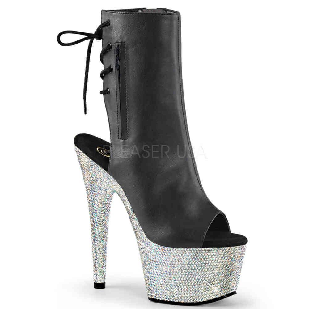 Pleaser - BEJEWELED1018DM7 Bottes de plateforme, Pole dance chaussures - Chaussures de pole dance - Noir Product image